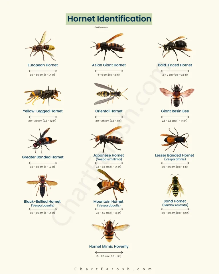 Hornet Identification chart