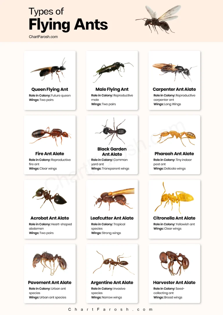 types of flying ants with pictures