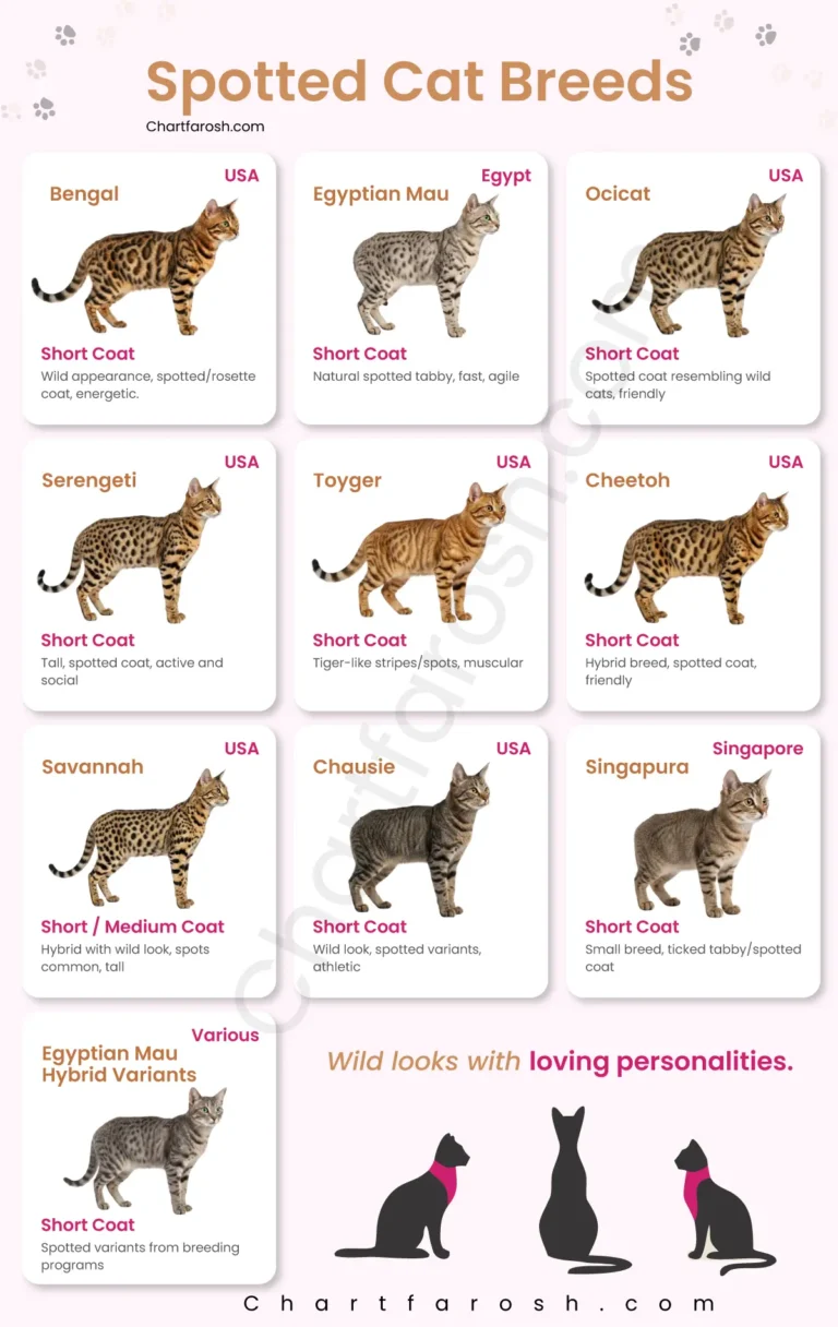 spotted cat breeds list with pictures