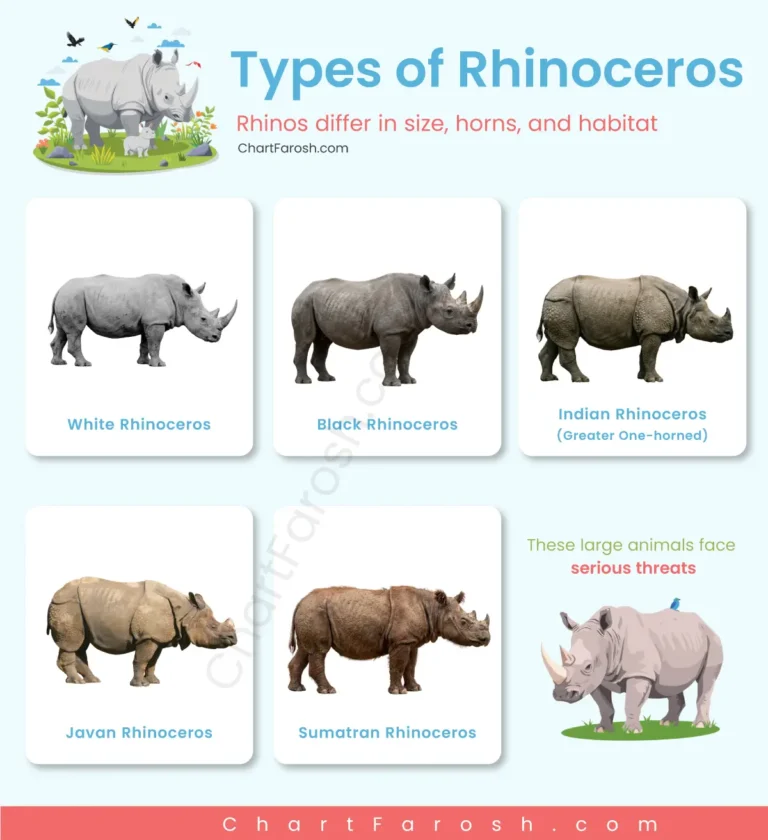types of rhinoceros