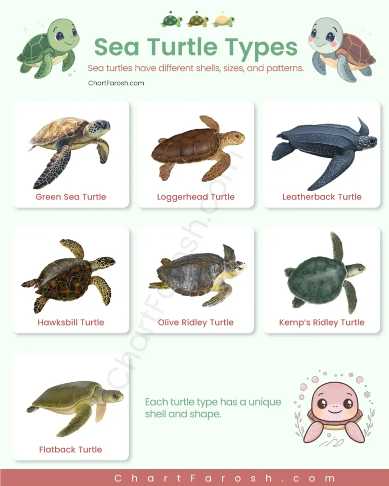 types of sea turtles with pictures