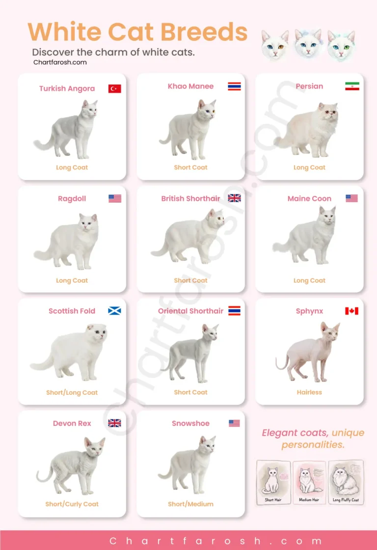 white cat breeds list with pictures
